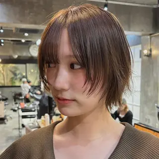 ショート カラー 【当日OK◉】レ イヤー/透明感カラーのヘアスタイル