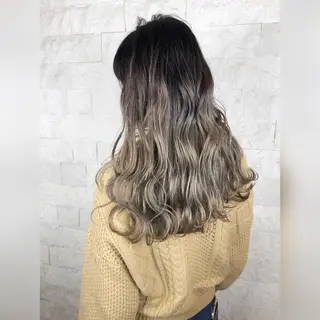 ロング カラー 圧倒的美髪ストレート ツダケイタロウのヘアスタイル