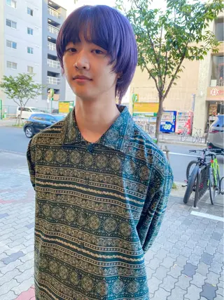 ショート カラー メンズ 栄/矢場町 三井太朗のヘアスタイル