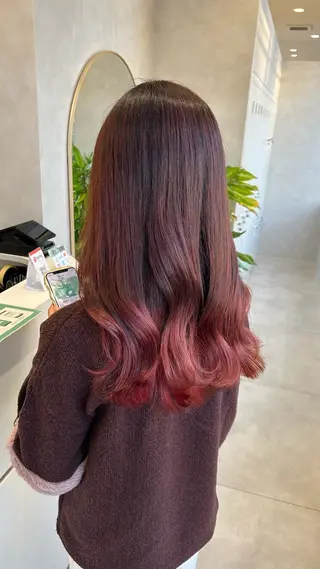 ロング カラー Eleanor枚方店 店長　飛鳥　薫のヘアスタイル