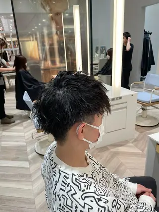 パーマ メンズ ✨ダメージを感じない 美髪ヘア✨ 野口春貴のヘアスタイル