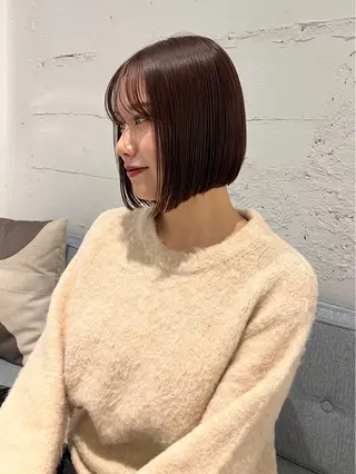 カラー 峯田 優花のヘアスタイル