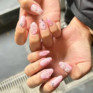 ネイル unwind ┊︎冬っぽネイル🧸のネイルデザイン