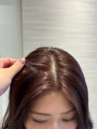 ロング カラー Ｆ.まひろ🎀 暖色カラー／ベージュのヘアスタイル