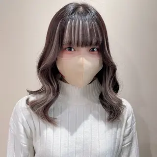 セミロング カラー 🦋美髪／エクステ 🦋アベイクミのヘアスタイル