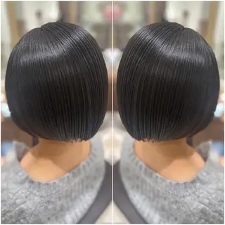 ショート 全席個室 暖色カラー Zina松園優香🌸のヘアスタイル