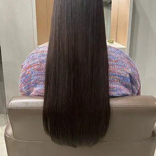 ロング ボブコテ巻き風 パーマのヘアスタイル