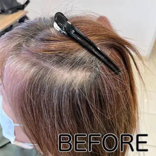 ミディアム カラー 長津 健一郎のヘアスタイル