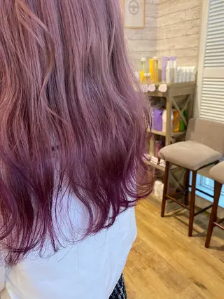 ロング カラー 遠藤沙也加 /レイヤーカットのヘアスタイル