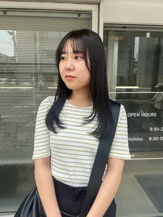 ロング カラー 透明感カラー🫧 nanohaのヘアスタイル