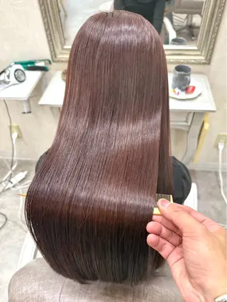 ロング 梶  睦🌟 髪質改善  縮毛矯正のヘアスタイル