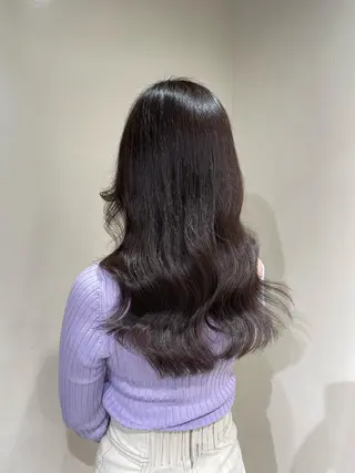 セミロング カラー 🦋美髪／エクステ 🦋アベイクミのヘアスタイル