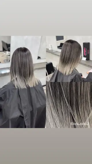 ミディアム 黒崎 懸のヘアスタイル