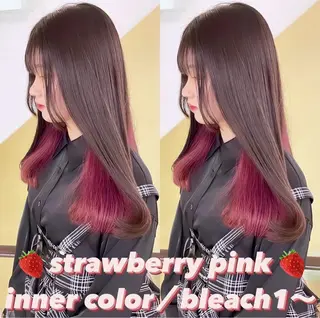 カラー 渋谷:インナーカラー ／🍒エリカ🍒のヘアスタイル