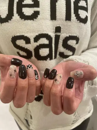 ネイル 束感まつ毛/ネイル/ LED♥KIRARAのマツエク・マツパデザイン