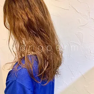 ロング カラー パーマ 🟤TAP🟤 木曳野　金沢店のヘアスタイル