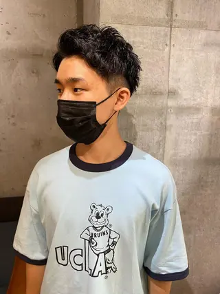 メンズ フリーランスシェアサロンルレイル所属・心斎橋/メンズ /ルレイル/地形真希のヘアスタイル