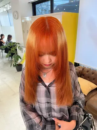 ロング 💥ウルフカット デザインあんな💥のヘアスタイル