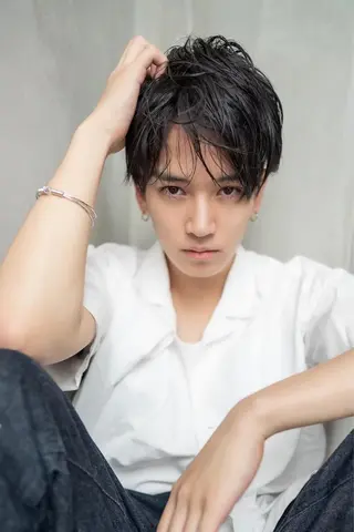 ミディアム パーマ メンズ FM【エフエム】HAVANA所属・💈圧倒的メンズ特化 明大前美容師💈のヘアスタイル