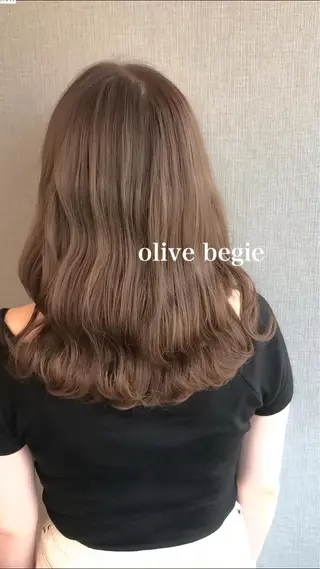 ミディアム カラー Selenehair 三条本店のヘアスタイル