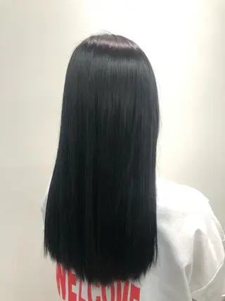 ロング カラー カバサワ カエデのヘアスタイル