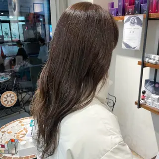 ロング カラー こいき/ブラウン・ 暖色/艶カラー🎀✨のヘアスタイル