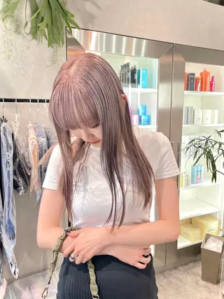 カラー スミレ /メンズ /コーンロウのヘアスタイル