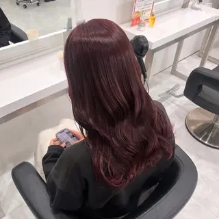 ロング カラー 女の子が好きな色 モテ暖色🎀🪽のヘアスタイル