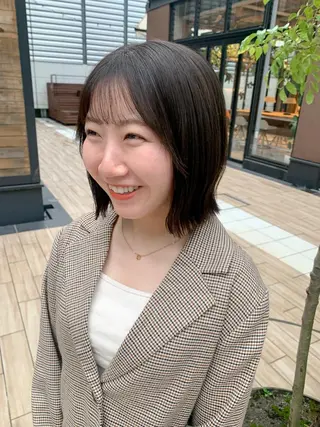 ショート カラー ヘアアレンジ yuka .のヘアスタイル