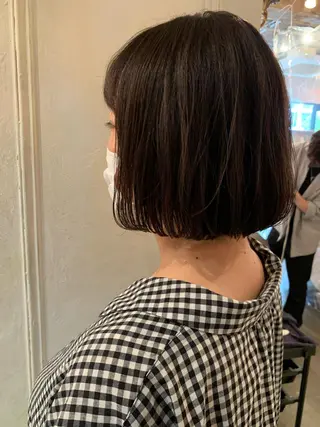 ショート 銀座🤍ボブ/ ミディアム/佐野夢美のヘアスタイル