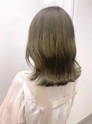 ミディアム カラー ♡ma ki♡のヘアスタイル