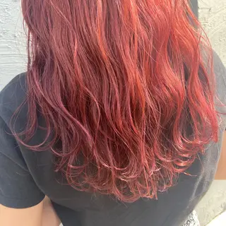 ロング カラー 馬場 瑞穂のヘアスタイル