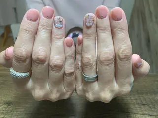 ネイル うる艶♡透明感ネイル Rirashiaのネイルデザイン