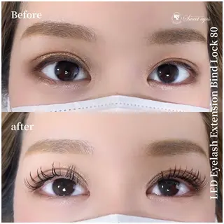 マツエク・マツパ Sweeteyes 金山店のマツエク・マツパデザイン