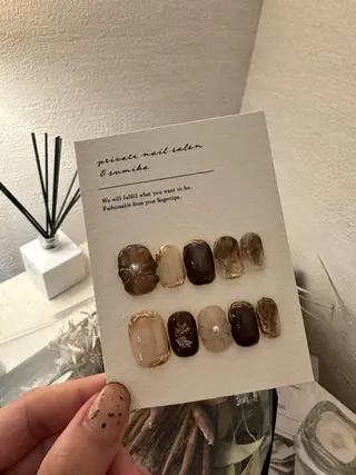 ネイル private nail salon &sumika所属・三輪 絢香のネイルデザイン