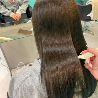 セミロング mana/髪質改善/ ヘアセット/パーマのヘアスタイル