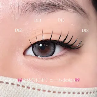 マツエク・マツパ 山本 恋乃香のマツエク・マツパデザイン