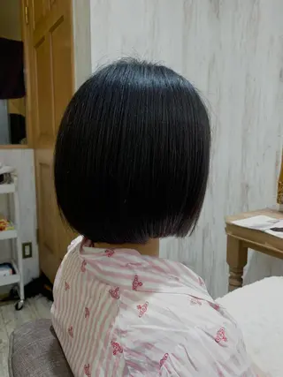 ミディアム おのだ あやなのヘアスタイル