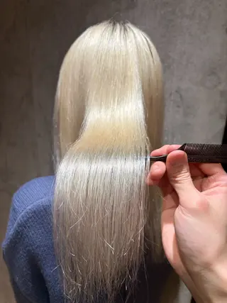 ロング インナーカラー ✂️櫻井海星のヘアスタイル