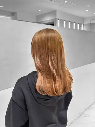 セミロング カラー ✨海外girlヘア/ suzu🪽🤎のヘアスタイル