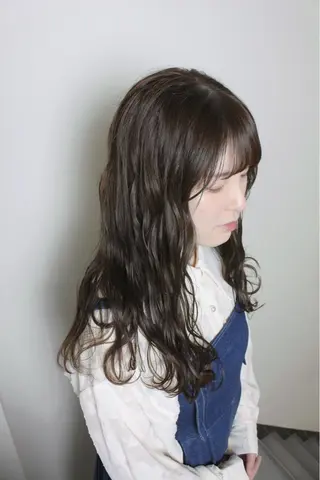 ロング カラー 土居 正季のヘアスタイル