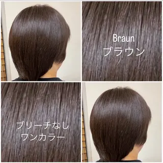 ショート カラー 小川 涼のヘアスタイル