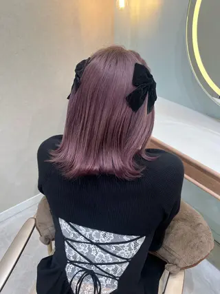 ミディアム ブリーチ/髪質改善 shiinaのヘアスタイル