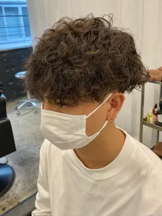 ショート パーマ メンズ ［似合わせヘア］ ✂︎OGURO✂︎のヘアスタイル