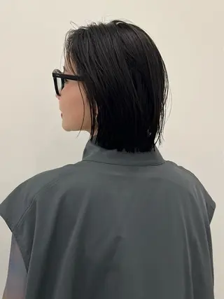 ミディアム レイヤー/ 透明感SHIMAのヘアスタイル