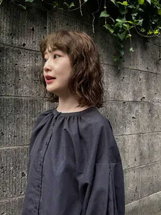 ミディアム パーマ パーマ/パーマ落とし /メンズカット/ヒロのヘアスタイル