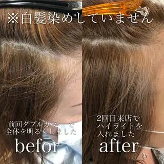カラー Heart's白髪ぼかし専門サロン所属・白髪ぼかし専門 💞Tenshiのヘアスタイル