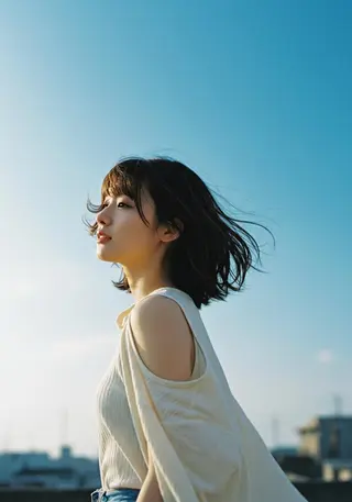 ミディアム 豊田 さくらのヘアスタイル