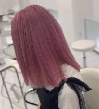 セミロング カラー ❄️透明感ブリーチ ❄️TOWA市川のヘアスタイル