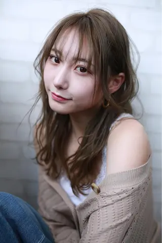 ミディアム カラー パーマ ヘアアレンジ メンズ キッズ ネイル マツエク・マツパ premier modelsのヘアスタイル